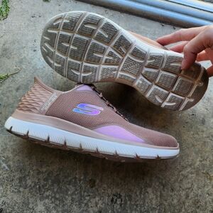 Skechers Pink Athletic Shoes Size 8